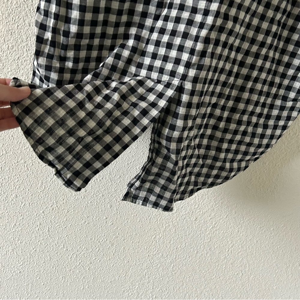 Madewell Women’s Check Top Small Boxy Cut Boho Minimalist Contemporary Boho - Picture 12 of 12